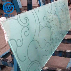 4мм 5мм пескарене стаклене плоче